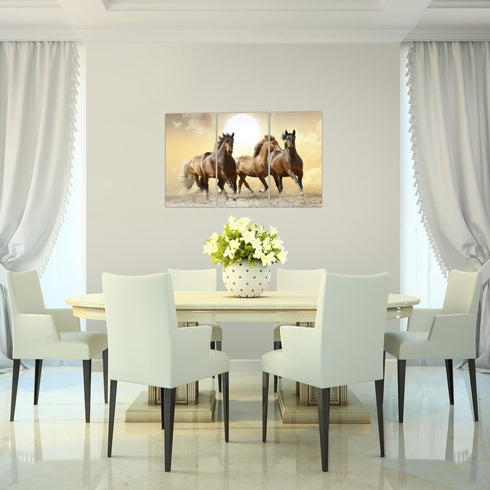 Wandbilder Wohnzimmer XXL Pferde Moderne Bilder Tiere